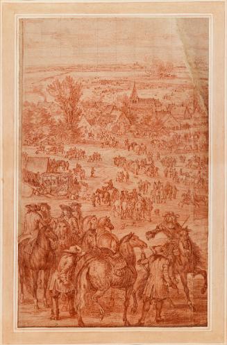 A Military Camp, Study for the Painting 'The Arrival of Louis XIV before Mäestricht, 1673'