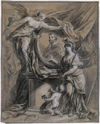 Frontispiece for a series of engravings 'Achille's Life' after Rubens