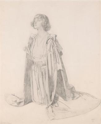 Kneeling Figure of a Woman: Study for 'The Holy Well'