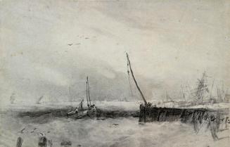 Vessels in a Squall off the Coast