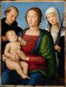 The Virgin and Child with Saints Nicholas of Tolentino and Catherine of Siena