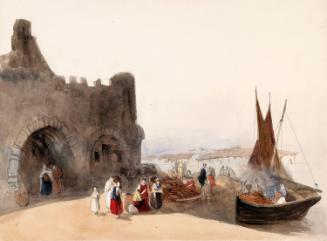 Spanish Arch, the Claddagh in Distance, Galway