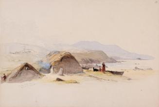 Fishing Huts on Lettergesh Beach, near Renvyle, County Galway