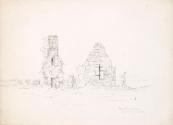 Square Belfry and Old Church, Inis Clothrán, Lough Ree, County Longford