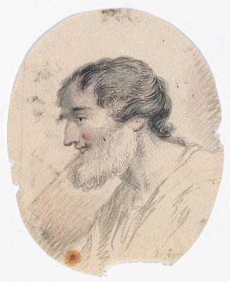 Head of a Bearded Man in Profile