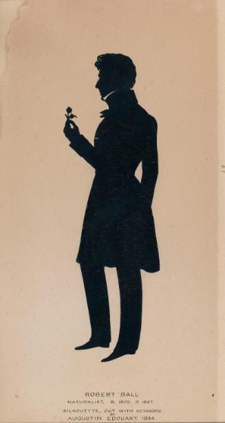 Silhouette of Robert Ball (1802-1857), Naturalist