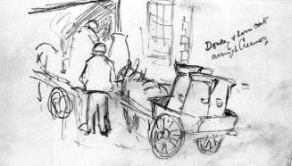 A Sketchbook with 24 Leaves of Figure and Landscape Studies, including Carts Arriving at the Creamery