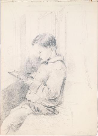 Young Boy Reading