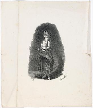 Girl Holding a Lamp