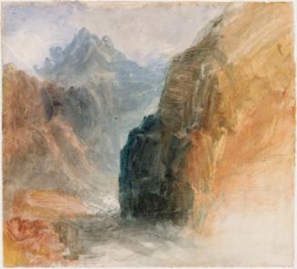 Below Arvier, looking down the Val d'Aosta towards Mont Emilius