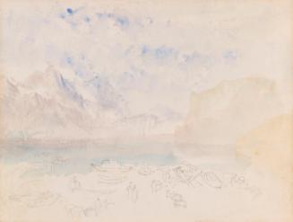 Sketch: Lake Lucerne from Fluelen