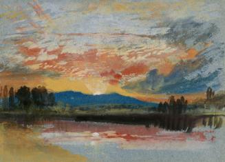 Sunset over Petworth Park, Sussex