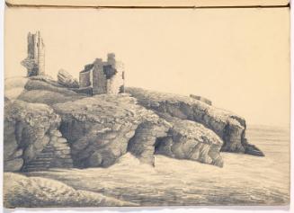 Ruins with Sea Cliffs Below