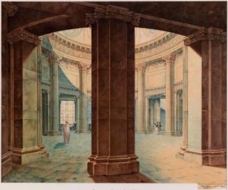 The Interior of the Royal Exchange, Dublin