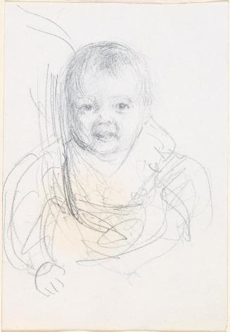 Violet Stockley (1893-1970), the Artist's Niece, at Play