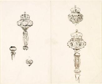 Studies for the Mace of the Royal College of Physicians of Ireland