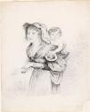 Beggar Woman Carrying a Child