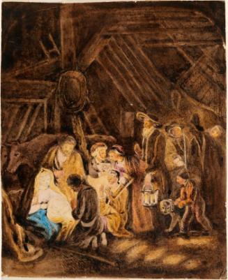 Copy of Rembrandt's 'Adoration of the Shepherds'