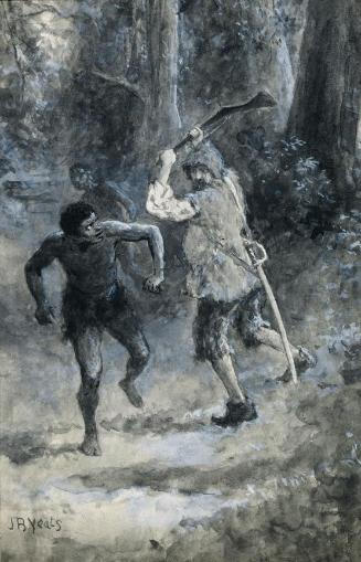 I Knocked Him down with the Stock of my Piece