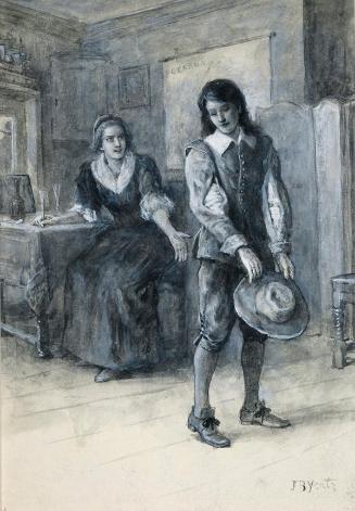 Unused llustration to Defoe 'Romances and Narratives' by Daniel Defoe, 1895