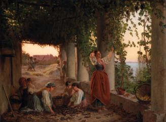 A Vine Pergola at Capri