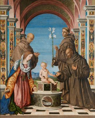 Virgin and Saints Adoring the Christ Child