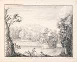Fishermen by the River Liffey at Lucan, County Dublin