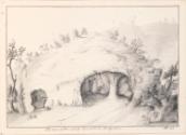 The Cave at the End of Dovedale, Derbyshire