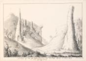 The 90' Rock and Obelisk Rocks at Dovedale, Derbyshire