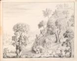 A Goatherd by a Steep Hill