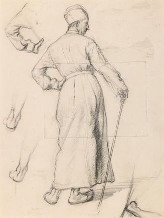 Preparatory Drawing for 'An Eastern Scene'