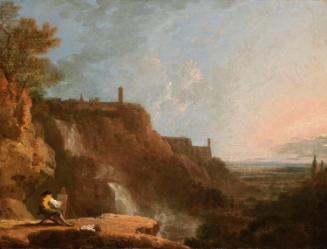 The Palace of Mycenas, Tivoli, and Distant View of Rome