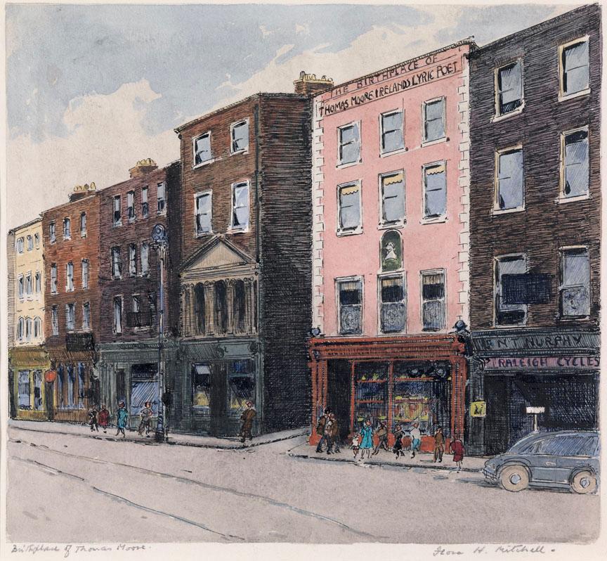 The Birthplace of Poet Thomas Moore (1779-1852), No. 12 Aungier Street