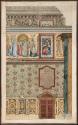 Part of a Church Wall Decoration, including the Nativity, Saints Patrick, Peter, Paul and Other Saints on a Frieze