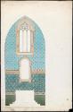 The Altar Wall Elevation of a Chapel Dedicated to the Blessed Virgin Mary