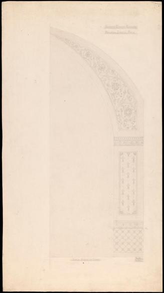 The Decoration for the Chancel Arch of the Loreto Convent Chapel, Kilkenny, County Kilkenny