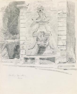 The Fontana dell'Acqua Felice, Piazza San Bernardo, Rome