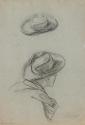 Details of the Model's Head and Hat, for 'La Peinture Réaliste'