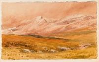 A Snow Storm over Carnedd Dafydd, Wales