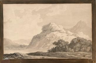 A Lake and Wooded Hills