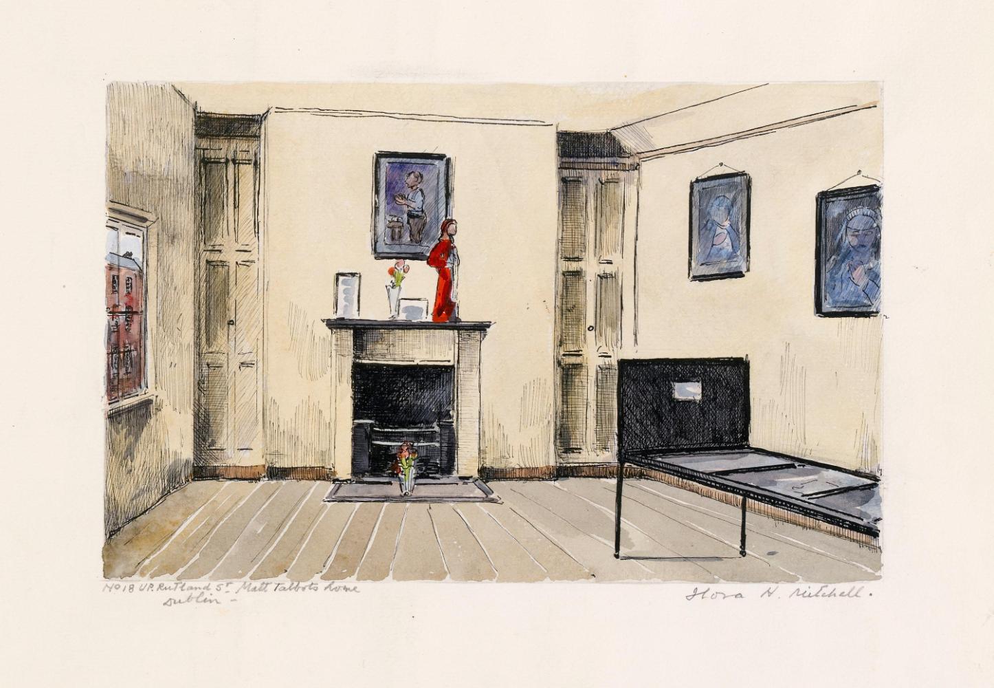 The Bedroom of Matt Talbot (1856-1925), at 18, Upper Rutland Street