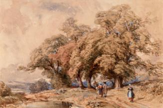 Figures on a Country Road