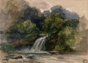 A Waterfall in a Wood