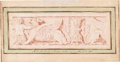 A Classical Frieze with Winged Monsters