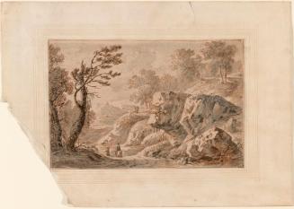 Figures in a Rocky Landscape