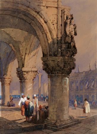 The Doge's Palace Colonnade, Venice