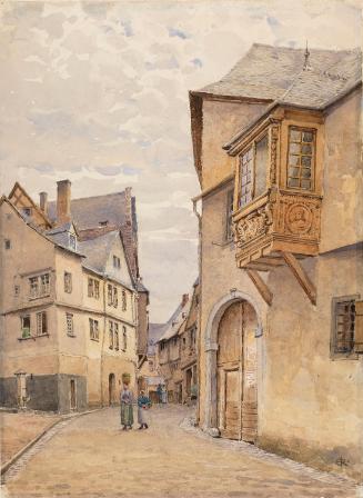 A Street in Limburg an der Lahn, Germany