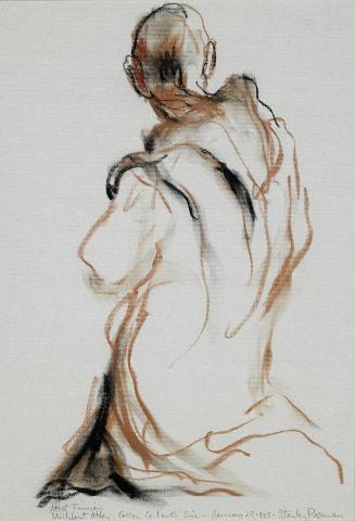 Abbot Finnian (b.1909), at Vespers