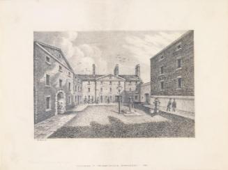 The Main Courtyard of the Four Courts Marshalsea (Debtors) Prison, Thomas Street, Dublin