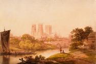York Minster, Yorkshire, from across the River Ouse
